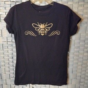 Jack Daniels Womens T Shirt Small S Logo Short Sleeve Black Cotton